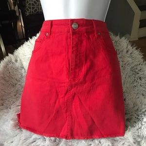 Garage Denim Skirt